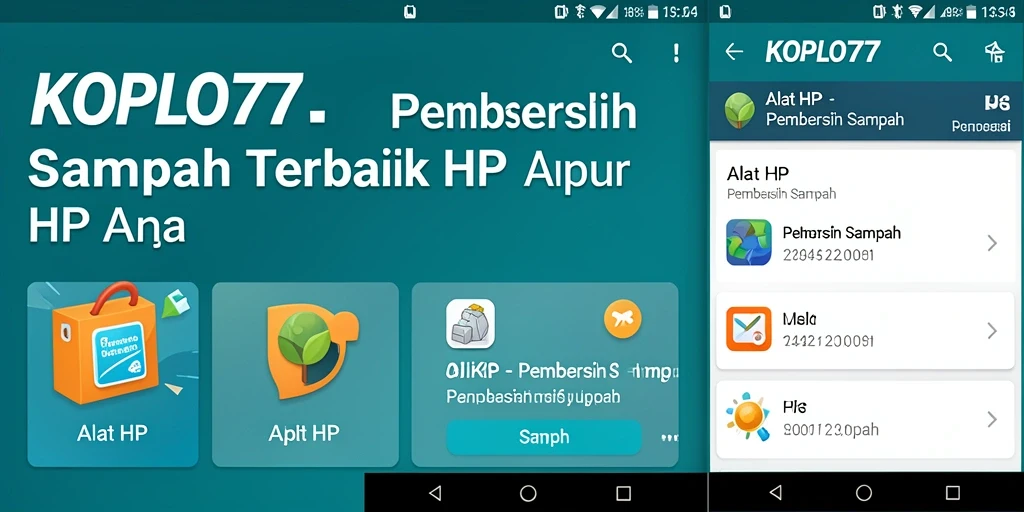 Antarmuka KOPLO77 yang sederhana dan fungsional untuk Pembersih Sampah.